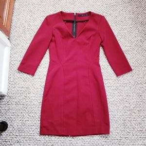 Zara Burgundy Dress